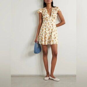 DÔEN DIANNE DRESS -- AMBER FROLICKING FLORAL -- SIZE XL